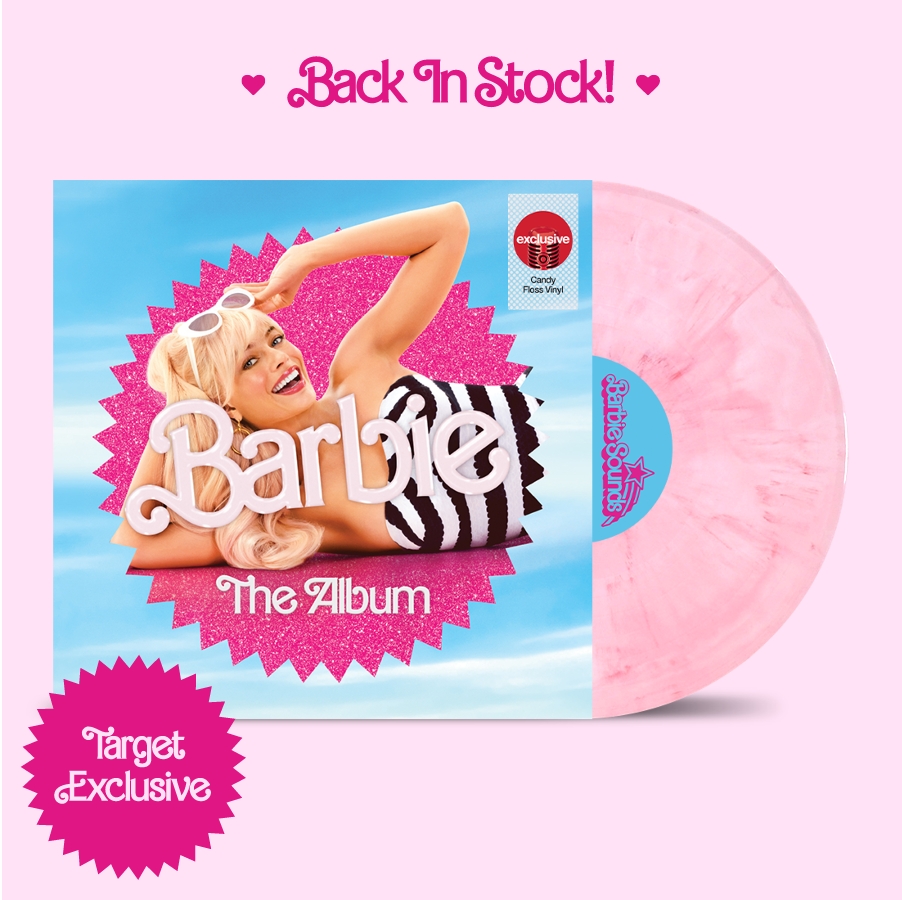 clear pink splatter vinyl